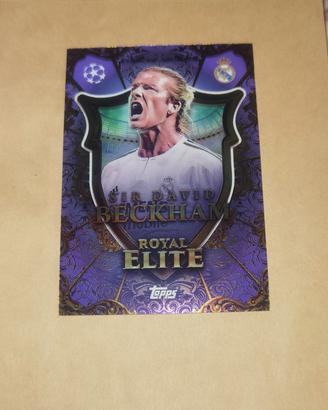 Carte topps David Beckham Legend Royal Elite  