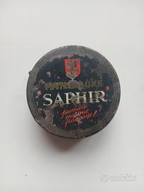 Scatola grasso vintage Saphir Cm7 X 2,5, presenta 