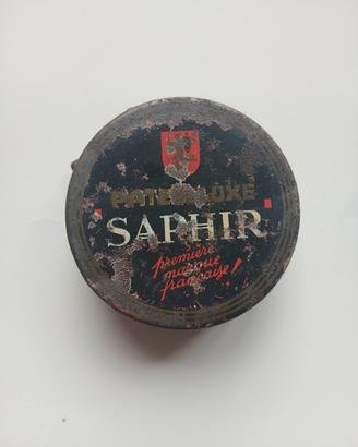 Scatola grasso vintage Saphir Cm7 X 2,5, presenta 