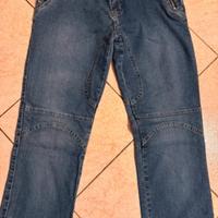 Jeans a vita bassa con zip
