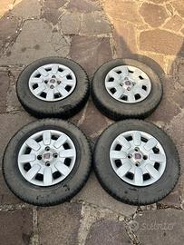 Cerchi gomme invernali copricerchi Fiat 155 80 13