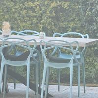 Sedie con braccioli da esterno