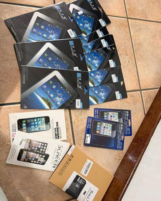Lotto pellicole per Samsung Tab e cellulari vari