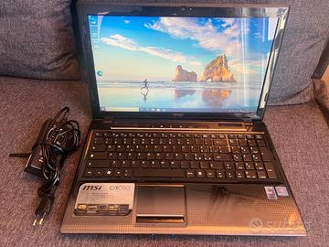 Notebook MSI CR650 - AMD - 6GB RAM - 256GB SSD-W10