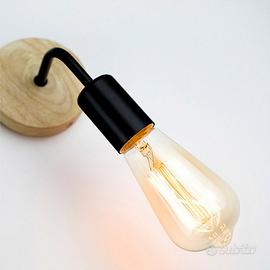 IMBALLATO APPLIQUE +LAMPADINA VINTAGE