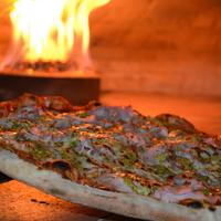 Sistema forno pizza pizzeria a pellet Volcanomatic