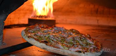 Sistema forno pizza pizzeria a pellet Volcanomatic