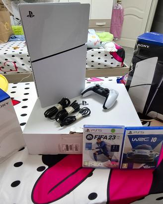 PS5 SLIM DISC PIÙ 2 GIOCHI GARANZIA DIC 26