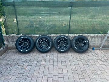 Cerchi  del 15 completi di gomme 205/70 R15 96T