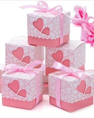 Set 32 pezzi scatoline portaconfetti/segnaposto