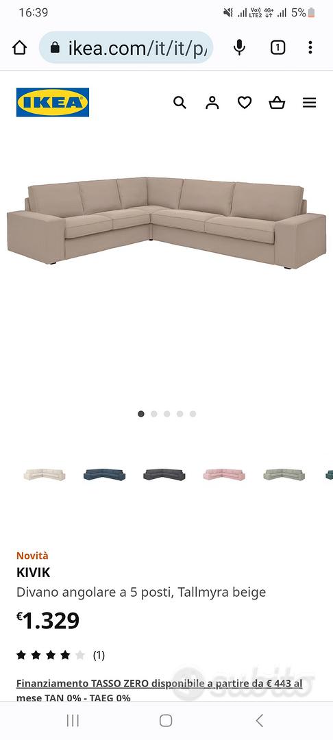 KIVIK fodera per divano a 3 posti, Tallmyra beige - IKEA Italia