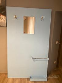 Ingresso appendi abiti anni 60 restaurato