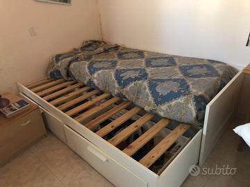 Letto singolo estensibile a 2 piazze