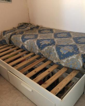 Letto singolo estensibile a 2 piazze