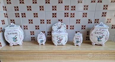 SET BARATTOLI DA CUCINA VINTAGE