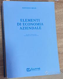 Giovanni melis Elementi di economia anziedale
