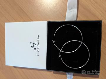 Orecchini a cerchio Luca Barra 