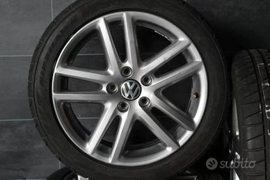 4 Cerchi in lega originali Volkswagen con gomme