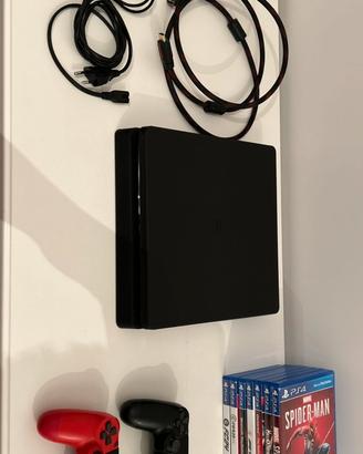 Sony PS4 Slim 500GB + 2  DualShock 4 + 7 Giochi