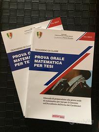 Manuali Prova Orale Matem.  Forze Armate e Finanza