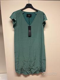 Vestito in seta verde