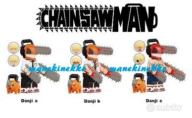 CHAINSAW MAN minifigure one punch robot tipo Lego