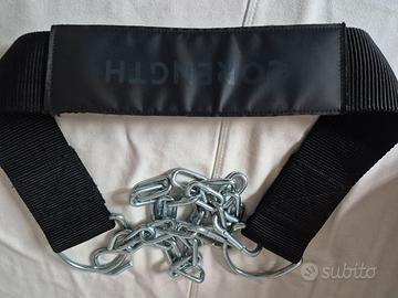 CINTURA CON CATENA PALESTRA CORENGHT nuova mai usa