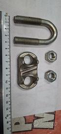 100 Morsetti in acciaio zincato per fune da 20mm