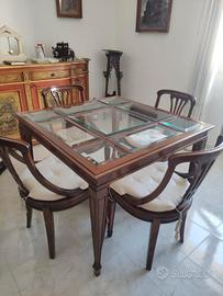 tavolo in cristallo