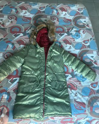 parka piumino reversibile
