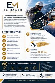 operaio fotovoltaico 