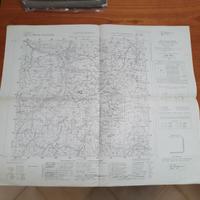 Mappa militare IGM   scala 1/25000  Montefiorino