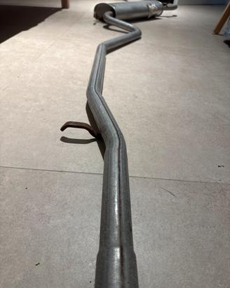 Scarico  forgiato completo Fiat 600 2002