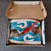 Air Jordan 1 Low SE Barcelona Azzurro