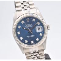 Rolex Blue diamonds full set