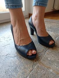 Scarpe spuntate Carla Sanchez vera pelle 38
