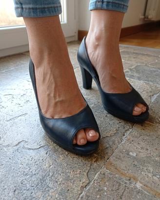 Scarpe spuntate Carla Sanchez vera pelle 38