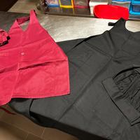 grembiuli e cappelli