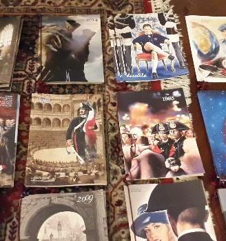 Calendario Arma dei Carabinieri, varie annate