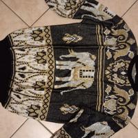 maglia donna cotone nero