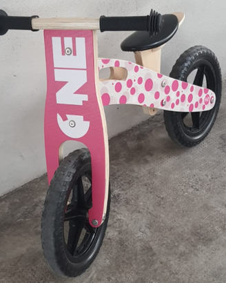 Bici senza pedali in legno