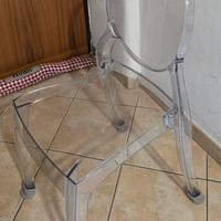 sedie in policarbonato trasparenti 