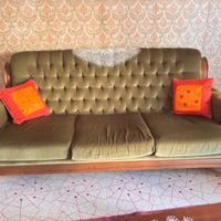 Salotto completo poltrone e divano vintage