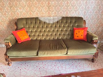 Salotto completo poltrone e divano vintage