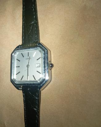 orologio da polso vintage Lanco con cassa ottagona