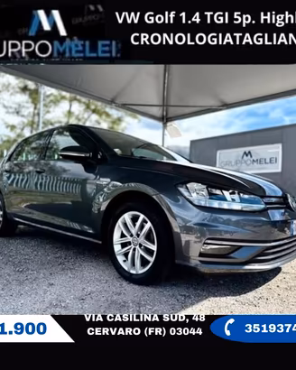 VW Golf 1.4 TGI 5p. Highline*CRONOLOGIATAGLIANDI
