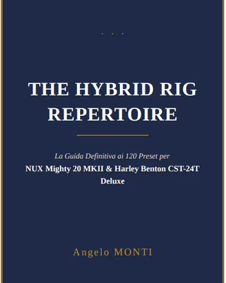 Ebook preset chitarra NUX Mighty 20 MKII (120 bran