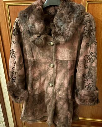 Montone shearling taglia 42 da donna
