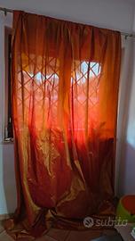 Tenda tinta unita effetto cangiante, ombré rosa/ar