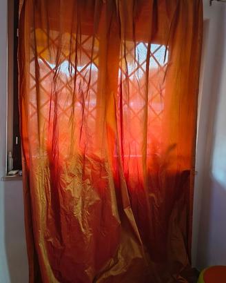 Tenda tinta unita effetto cangiante, ombré rosa/ar